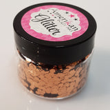 Amerikan Body Art Chunky Glitter 0.094" hex 1oz Jars Chunky Glitter_Chai Latte
