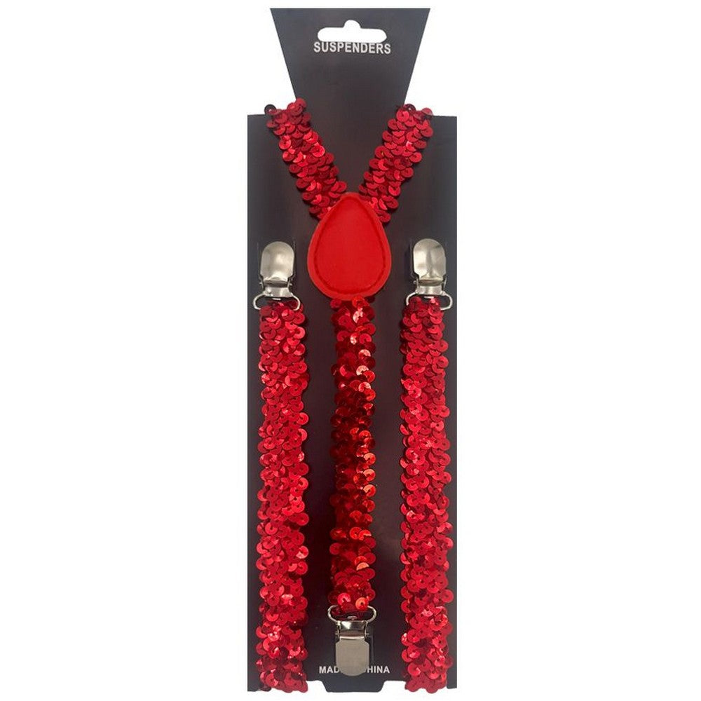 Sequin Suspenders