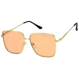 Fashion Square Metal Sunglasses - Assorted