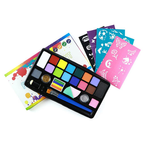 face-and-body-paint-water-base-palette-14, Hallowee Makeup, Festival Makeup, Kid's parties Makeup