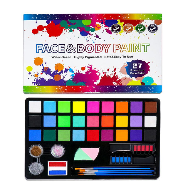 face-and-body-paint-water-base-palette-27, Hallowee, Festival and Kid's Parties