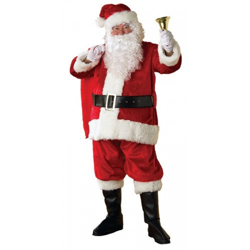 Deluxe Premier Plush Santa Claus Suit 23340-23341-23342