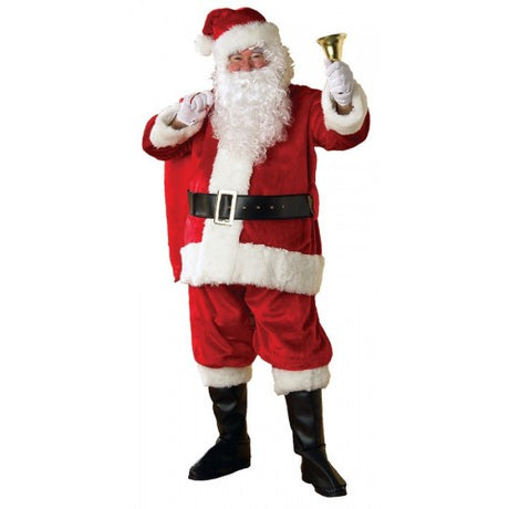 Deluxe Premier Plush Santa Claus Suit 23340-23341-23342