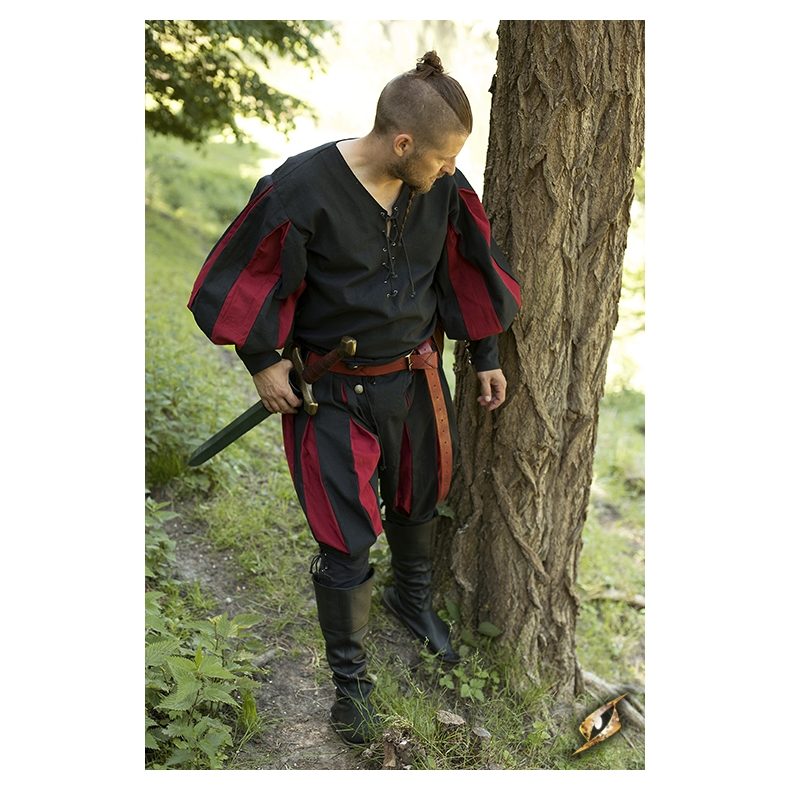 Landsknecht LARP Shirt landsknecht-shirt-black-and-red (2)