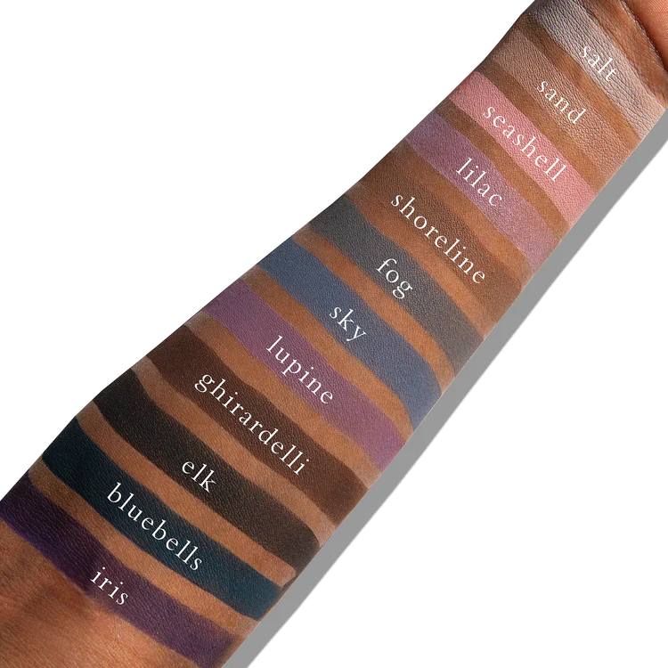 Viseart Petites Mattes Pigment Palette PetitesMattes_Swatches_Cool_Deep_2.11.22