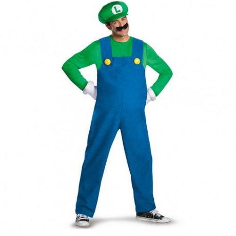 Luigi Deluxe Adult costume 68085