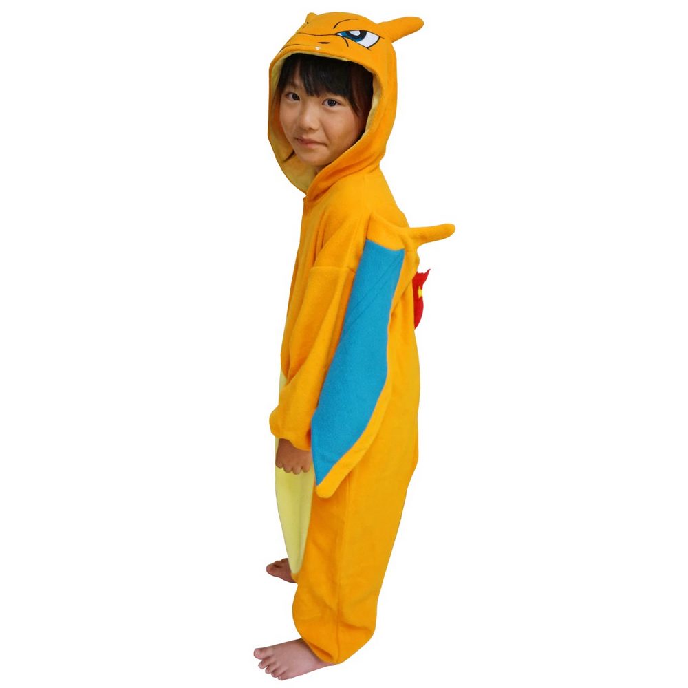 Kids CHARIZARD Pokemon Kigurumi onesie costume Charizard side, Pokemon Kigurumi children_SZC-KG-TPC-036H