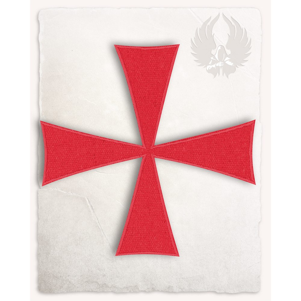 Mytholon Templars cross no. 2 patch 970125-102034SL-Templar_patch_red