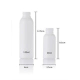 Transparent bottle with twisted cap H63bfc87a1bb64c3da2514904424ccffeo