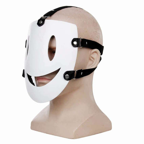 Hi Smile Rise Anime Mask - white