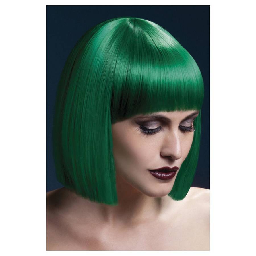 Lola Wig Blunt Cut Bob with Fringe 42494-Lola_Wig_Green