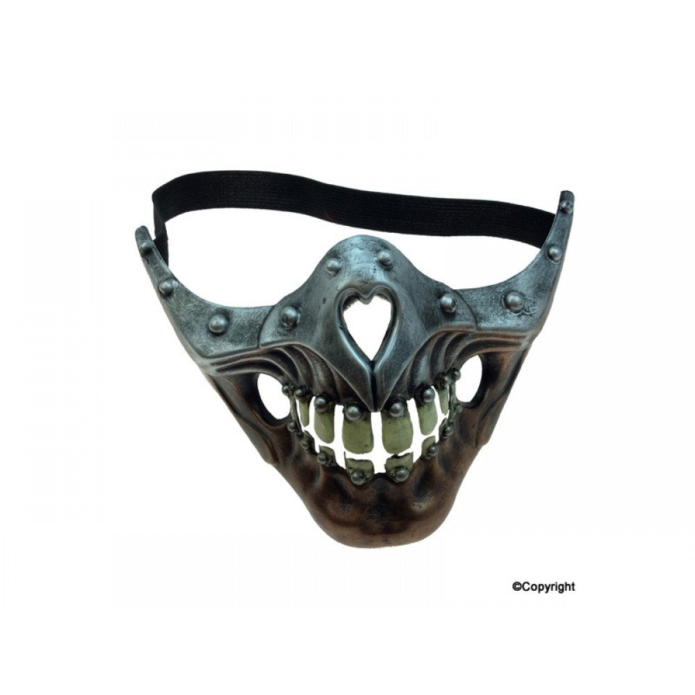 Steampunk Half Face Mask with Teeth M33240CP