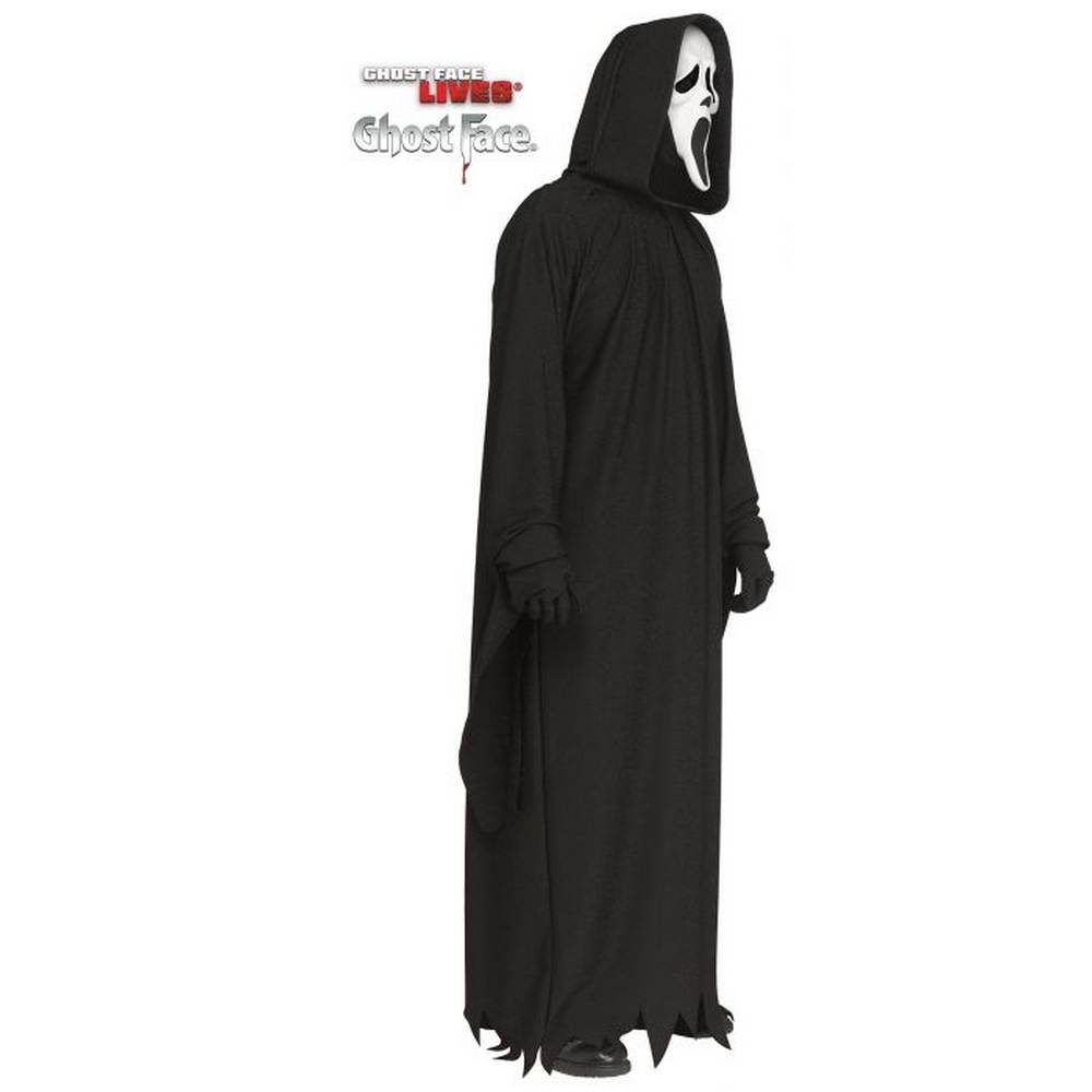 Ghost Face 30e - Costume pour adulte avec masque phosphorescent