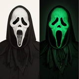 Masque Ghost Face 30e Anniversaire - phosphorescent Brille dans le Noir