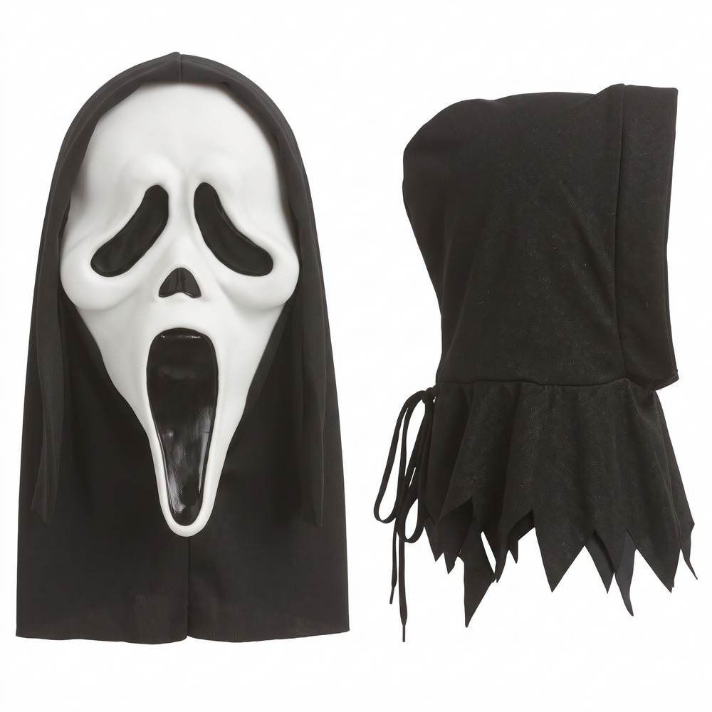 Masque Ghost Face 30e Anniversaire - phosphorescent Brille dans le Noir
