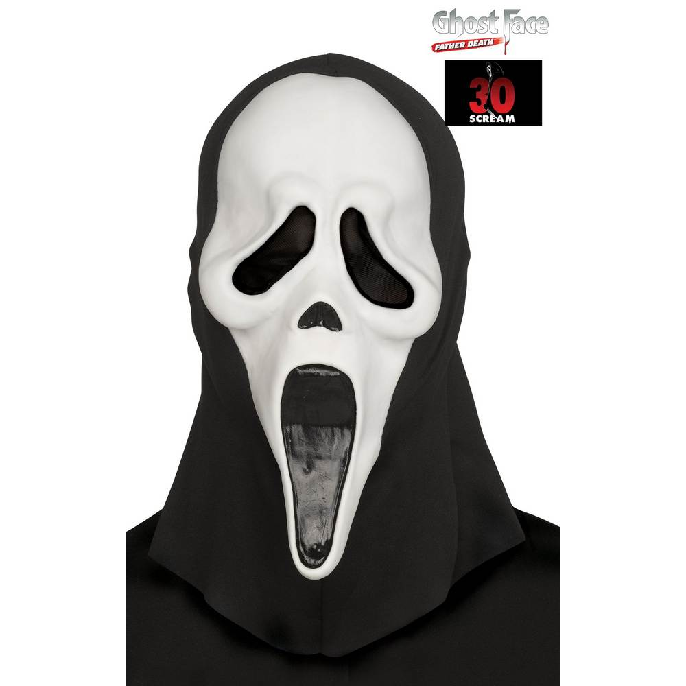Masque Ghost Face 30e Anniversaire - phosphorescent Brille dans le Noir
