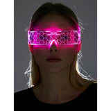 Cyberpunk futuristic 37 LED Glasses