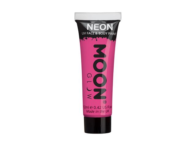 Moon Neon Uv Face & Body Paint 12ml M5007-intense_pink_-_neon_uv_face_&_body_paint_12ml