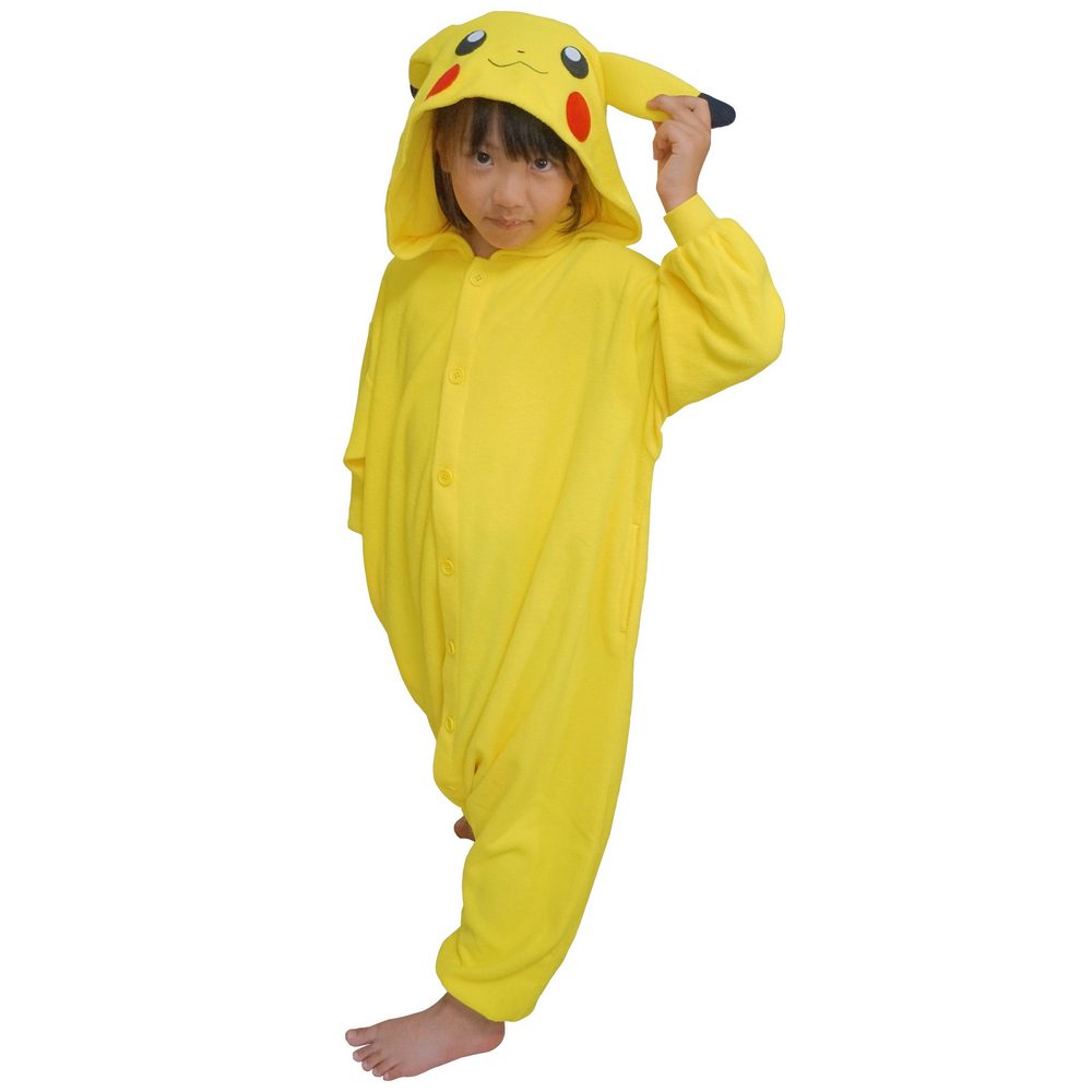 Kids PIKACHU Pokemon Kigurumi onesie costume Pikachu 1  Pokemon Kigurumi children_SZC-KG-TPC-022H_Pikachu 3