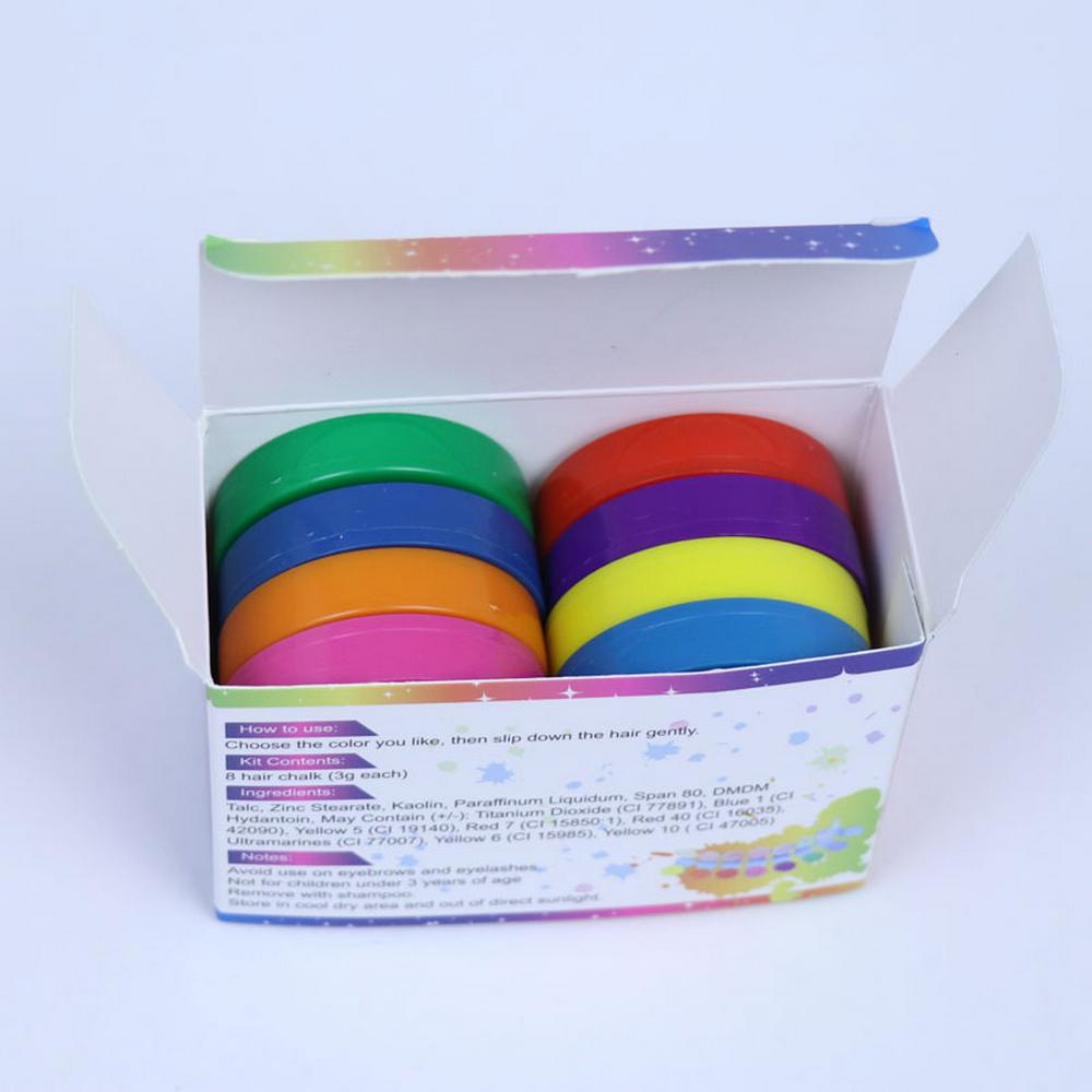 hair-chalk-set-of-8-colors-3g-each-color, Halloween Makeup, Festival Makeup