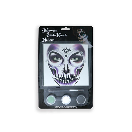 halloween-santa-muerte-makeup