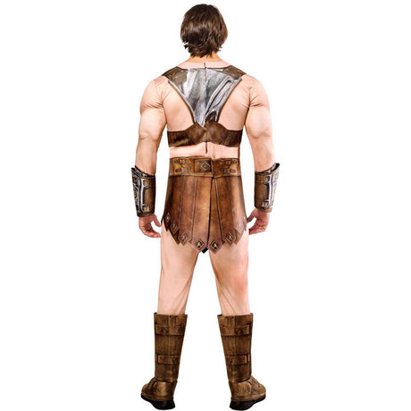 He-Man Adult Deluxe Costume back - Masters of the Universe 2026