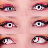 Hellraiser II Contact LENSES -White/Red