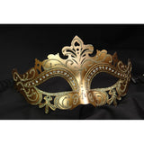Venetian mask with crystals around eyes M7105G