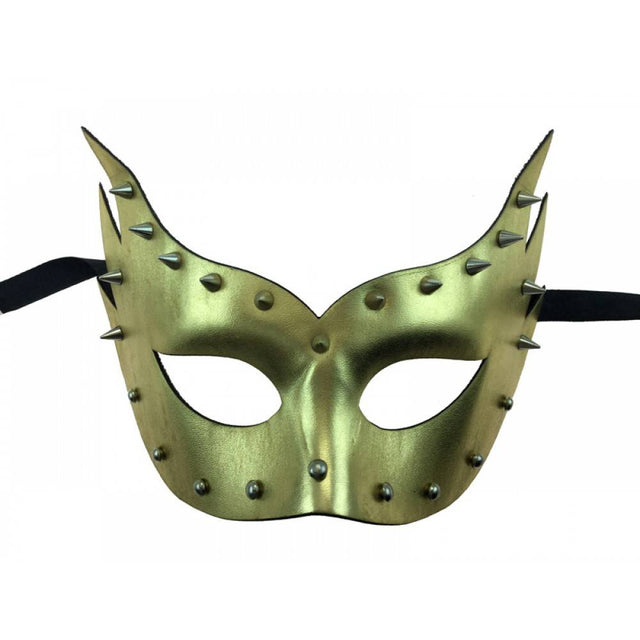 Leather Spike Studs Venetian Mask