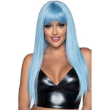24" Straight Wig with Bangs light_blue_long_straight_bang_wig_LA-A2881-BU