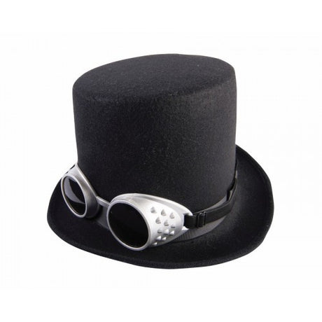 Steampunk Top Hat with Goggles 75326