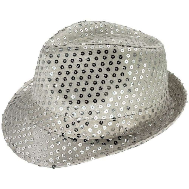 Sequin Trilby Fedora Hat