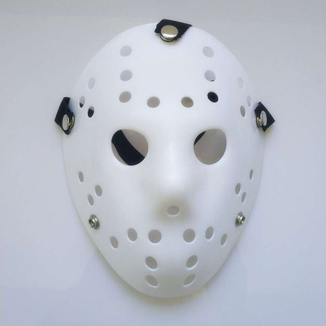 Jason White Hockey Mask - Halloween