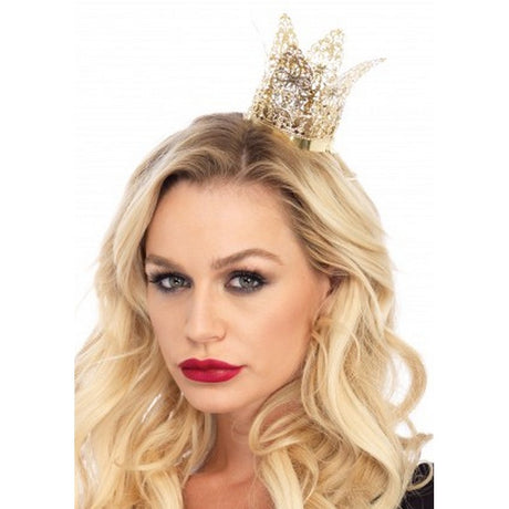 Mini Metal Filigree Crown A2796_Gold