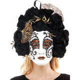 Black & White Day of Dead Mask