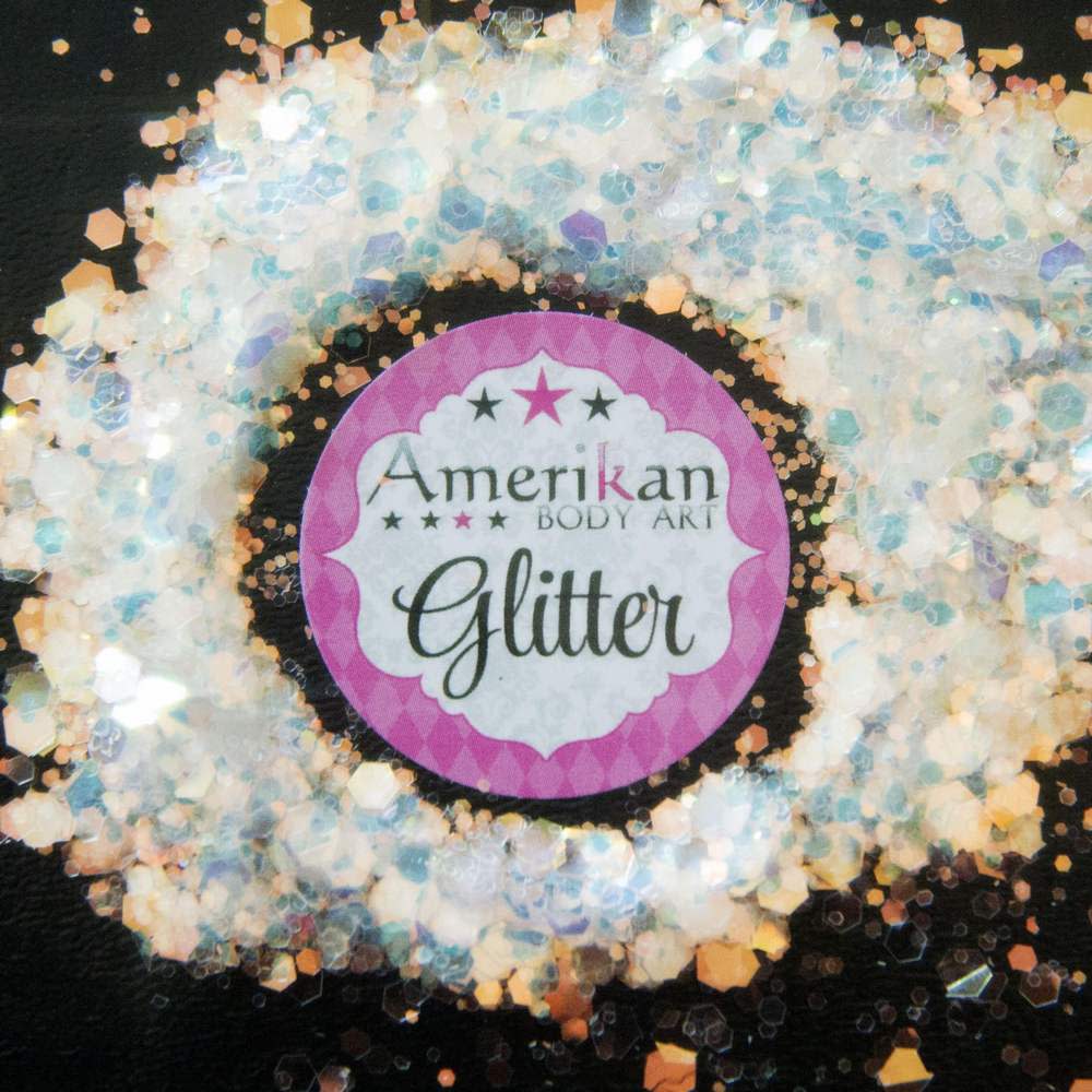 Amerikan Body Art Elemental Fire Chunky Glitter Blend 1/2 lb