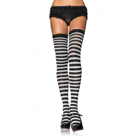 Nylon Stocking with Stripes 6005 6005-007