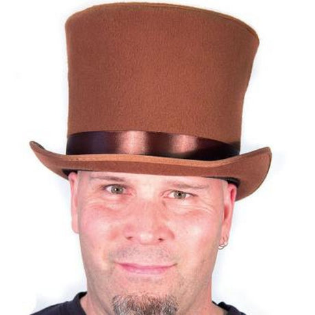 Bell Topper Hat 78-5063_brown