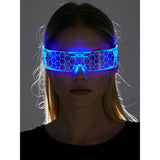 Cyberpunk futuristic 37 LED Glasses