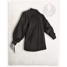 Alex medieval Shirt with metal eyelet 971196_alex_hemd_stoffoesen_black