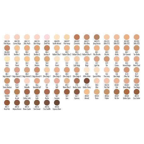 BEN NYE MATTE HD Foundation matte_hd_foundation_ben-nye_chart