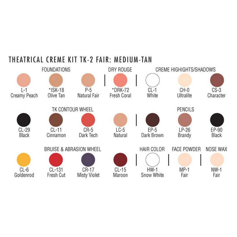 BEN NYE Student Theatrical Makeup Kits TK-2