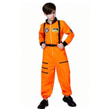 Kids astronaut orange costume - Junior Space Explorer with harness
