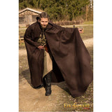 Godfrey hooded Cape Twill 30025646-brown-godfrey-larp-cape2
