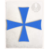Mytholon Templars cross no. 2 patch 970125-102034SL-Templar_patch_blue