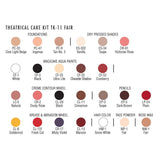 BEN NYE Student Theatrical Makeup Kits: Theatrical Pro Kit- Cake TK-11