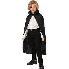 36" Kids Cape with Collar 34257_capeblack