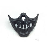 Steampunk Half Face Mask with Teeth