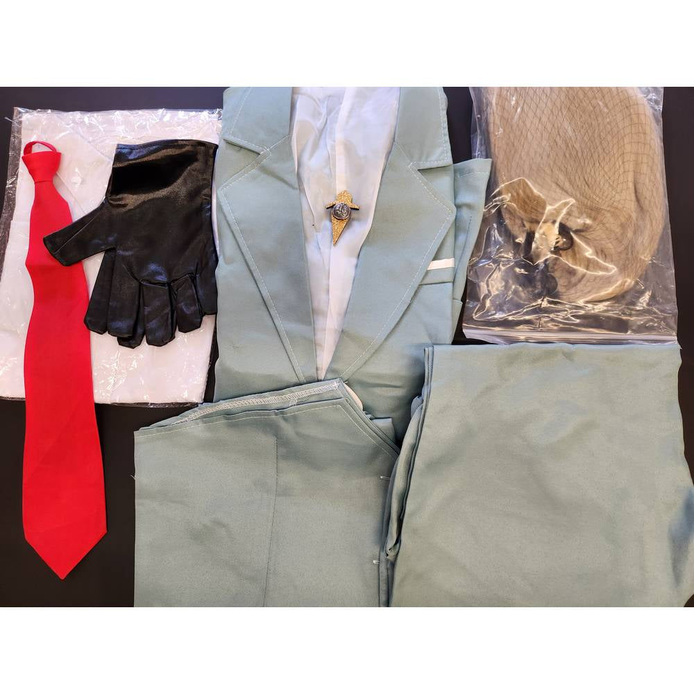 Agent Suit Spies Cosplay Costume with Wig C-HGJ00101_2