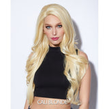 Blush Kim Lace Front Wig-Blonde-Wavy-Longue, Heat Friendly